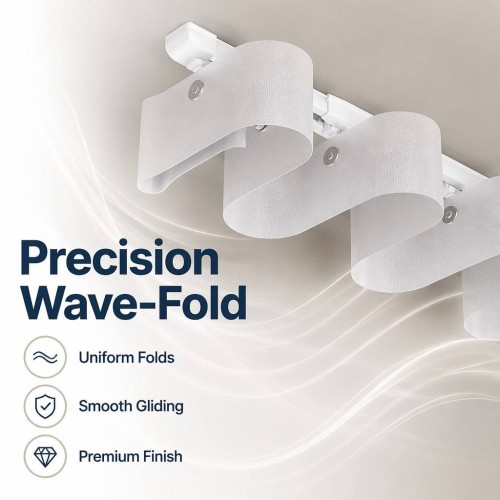 Adjustable Telescopic Curtain Rod Pole Black Aluminum 0.65 to 5.1 Meters Wall Ceiling Mount