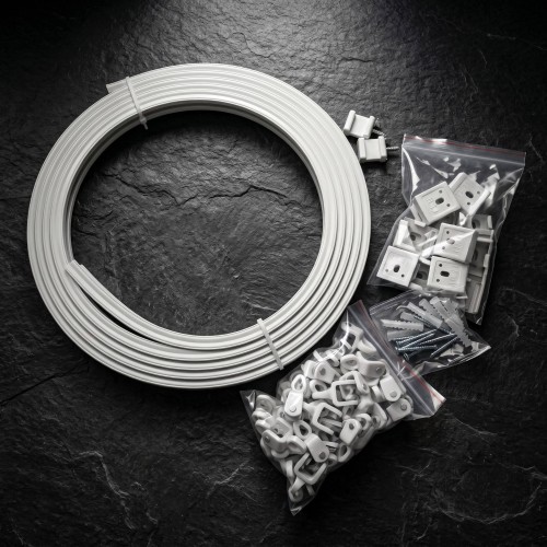 Minimalist Modern Eco-Friendly PVC Heavy Duty Household Curtain Curved Track Hardware 6m Long Bendable Accessories Wall