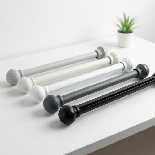 Silent Smooth Sliding Curtain Track Aluminum Alloy Roman Rod 28mm Thick Wall Ceiling Mount